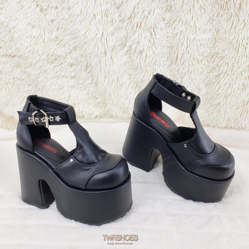 Goth Platform Chunky Heel Sandal Shoes RESTOCKED